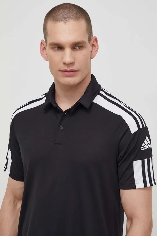 črna Športna polo majica adidas Performance Squadra 21