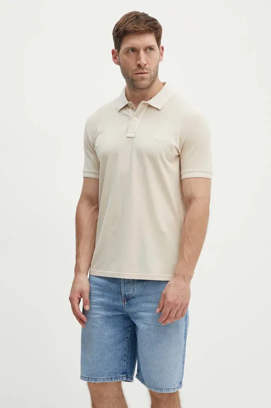 beżowy Woolrich polo