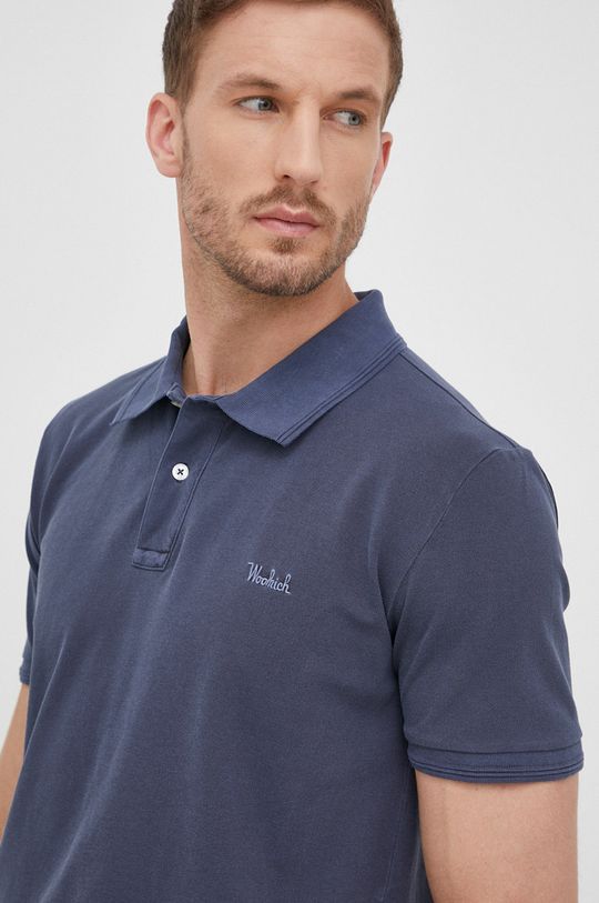námořnická modř Polo tričko Woolrich