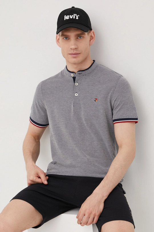 tmavomodrá Polo tričko Premium by Jack&Jones Pánsky