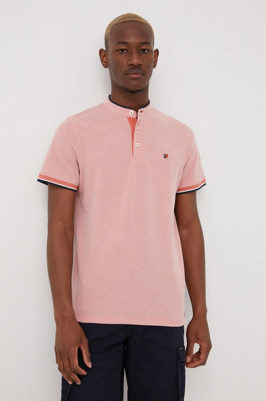 oranžová Polo tričko Premium by Jack&Jones Pánsky