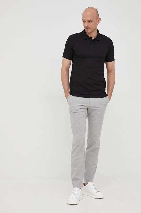 Karl Lagerfeld polo 521232.745028 czarny