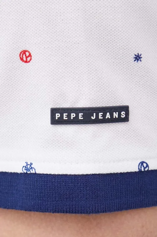 Βαμβακερό μπλουζάκι πόλο Pepe Jeans Firemont Ανδρικά