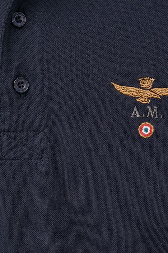 Bavlněné polo tričko Aeronautica Militare Pánský