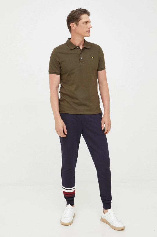 Lyle & Scott polo zielony