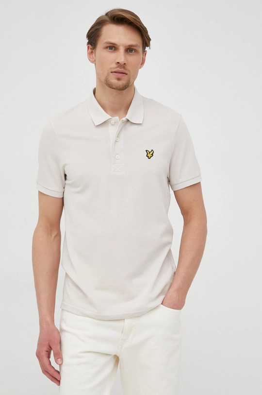 beżowy Lyle & Scott polo