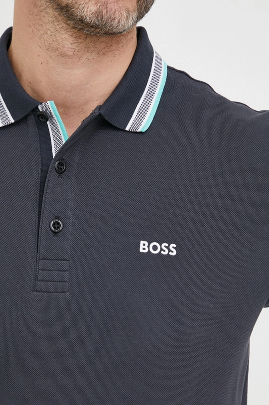 BOSS polo bawełniane BOSS GREEN Męski