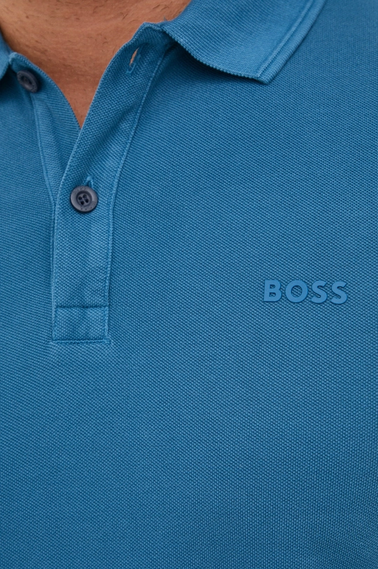 Βαμβακερό μπλουζάκι πόλο BOSS Boss Casual Ανδρικά