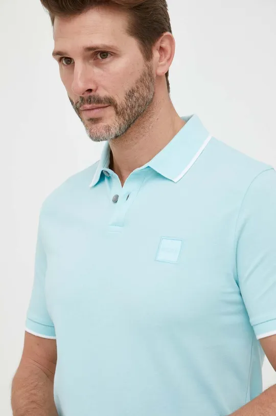 modra Polo BOSS BOSS CASUAL