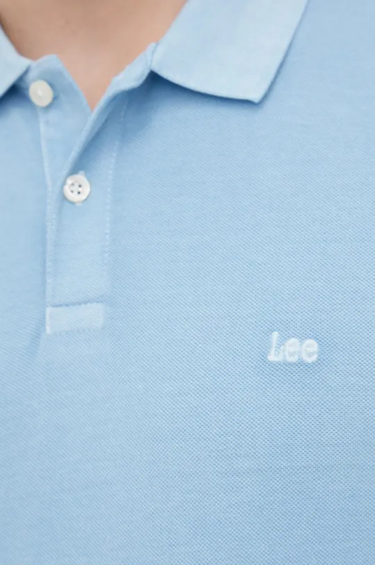 Βαμβακερό μπλουζάκι πόλο Lee Ανδρικά