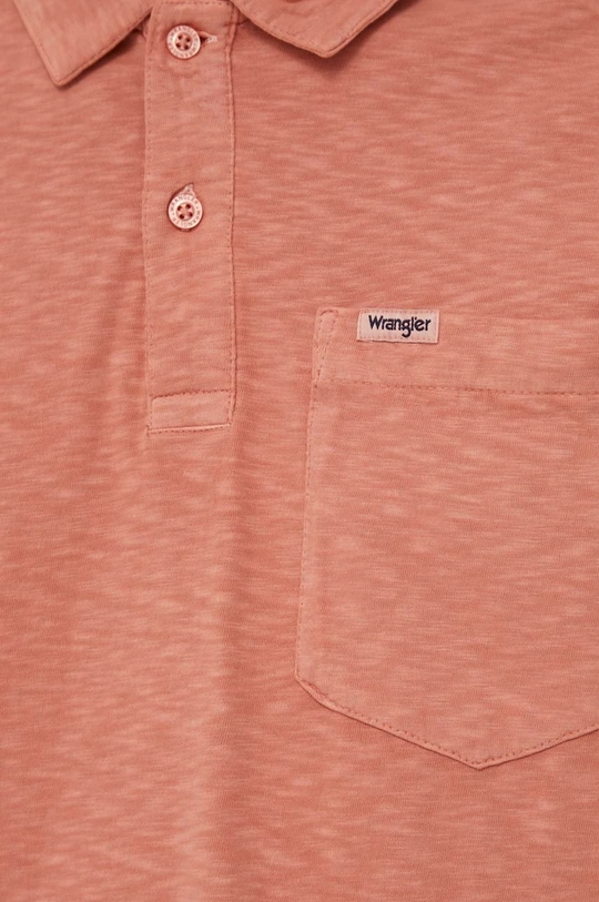 Βαμβακερό μπλουζάκι πόλο Wrangler Ανδρικά