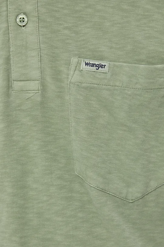Βαμβακερό μπλουζάκι πόλο Wrangler Ανδρικά