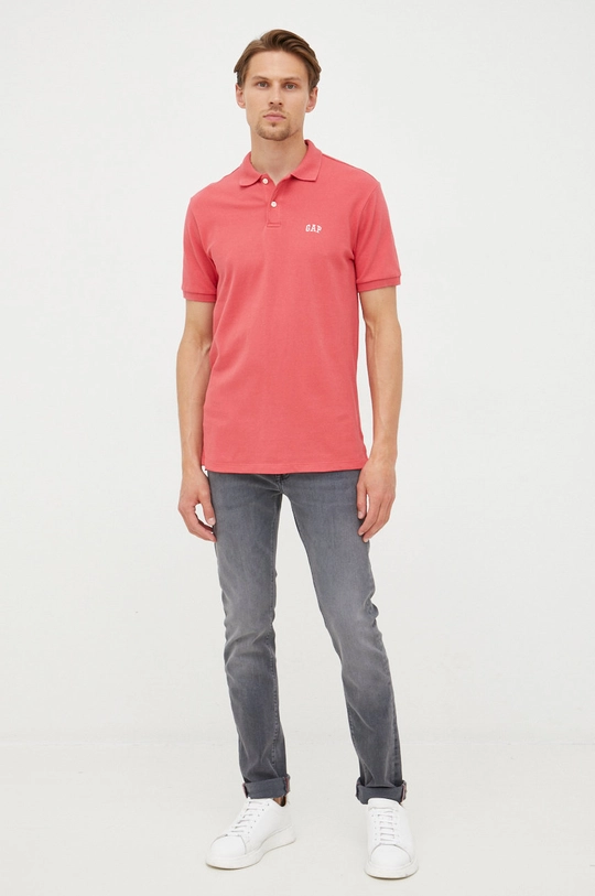 GAP polo czerwony