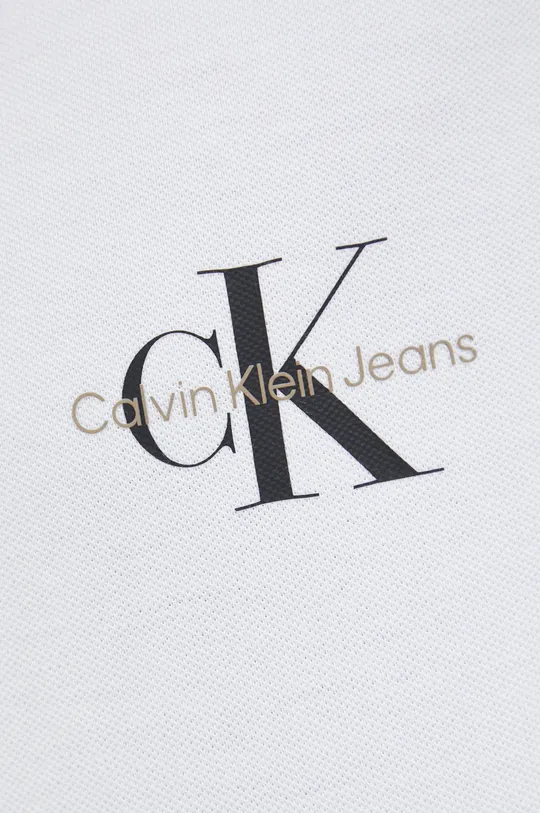 Βαμβακερό μπλουζάκι πόλο Calvin Klein Jeans Ανδρικά