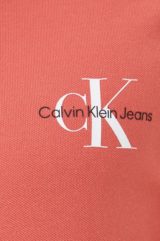Хлопковое поло Calvin Klein Jeans Мужской
