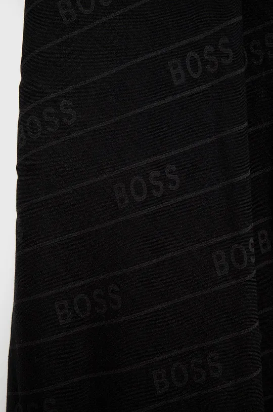 Šatka s prímesou vlny Boss čierna