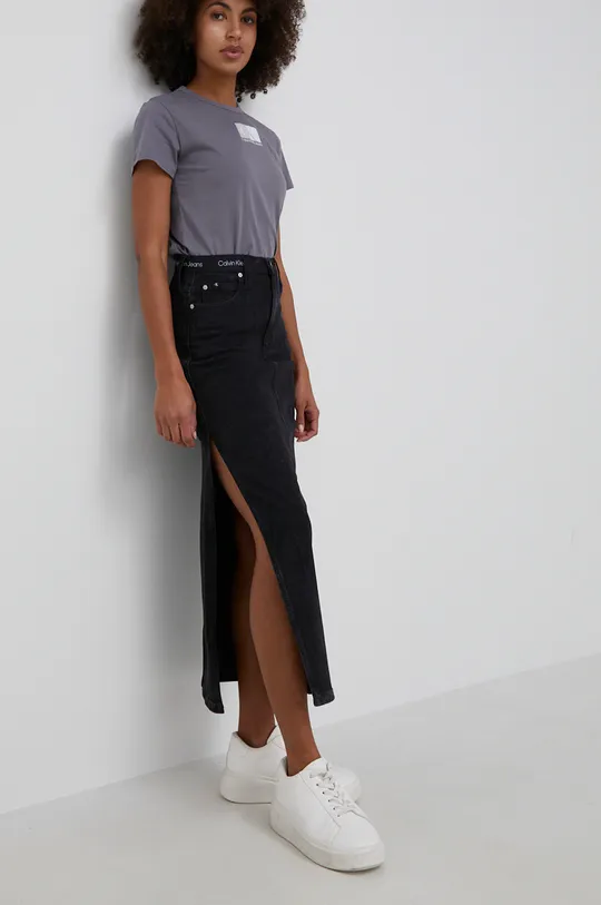μαύρο Calvin Klein Jeans - Φούστα Γυναικεία