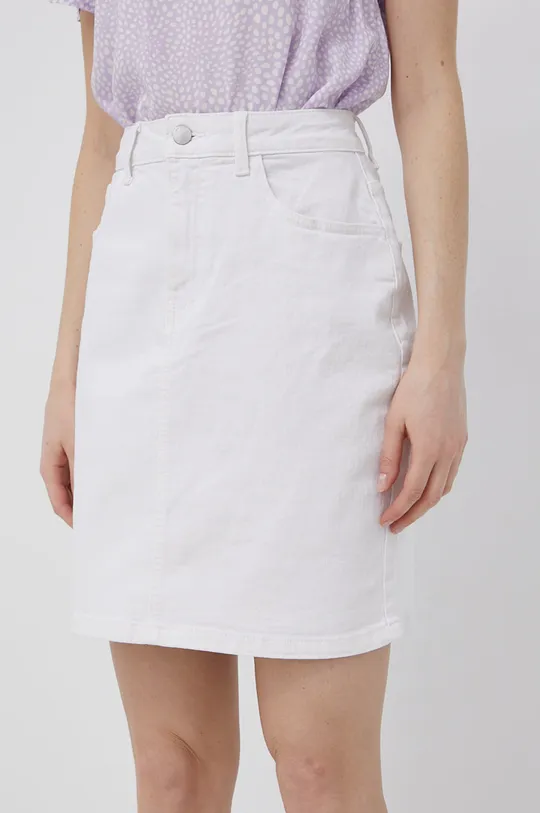 Rifľová sukňa JDY biela