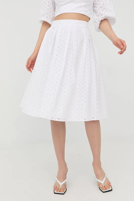 λευκό Βαμβακερή φούστα Marciano Guess Γυναικεία