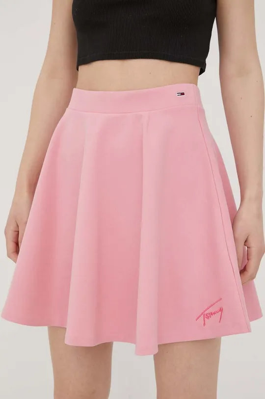 ροζ Φούστα Tommy Jeans Γυναικεία