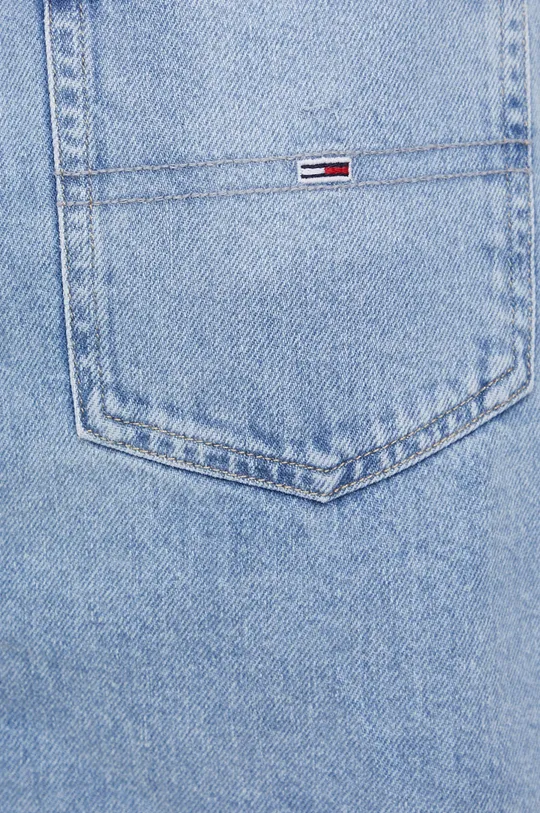 modra Bombažno jeans krilo Tommy Jeans Bf0012