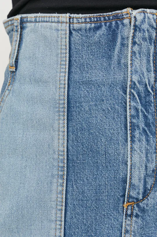 niebieski The Kooples spódnica jeansowa