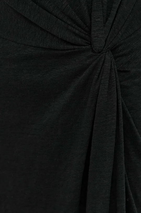čierna Ľanová sukňa Max Mara Leisure