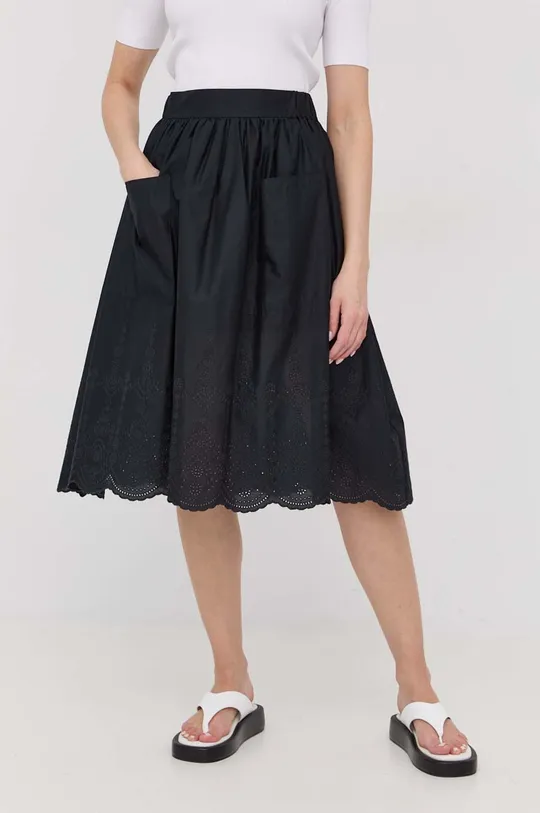 μαύρο Βαμβακερή φούστα MAX&Co. Γυναικεία