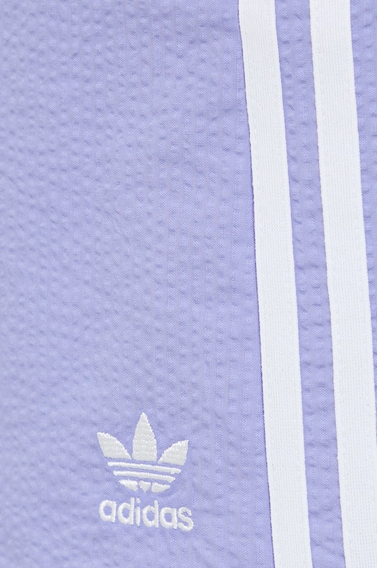 фиолетовой Хлопковая юбка adidas Originals