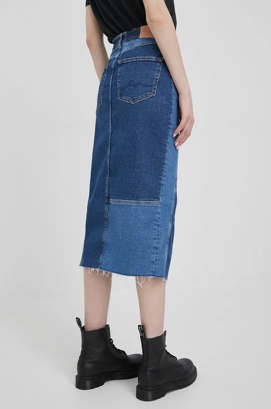 Rifľová sukňa Pepe Jeans Piper Blues  Základná látka: 89% Bavlna, 2% Elastan, 9% Polyester Prvky: 35% Bavlna, 65% Polyester