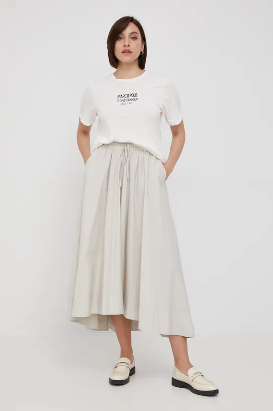γκρί Βαμβακερή φούστα Sisley