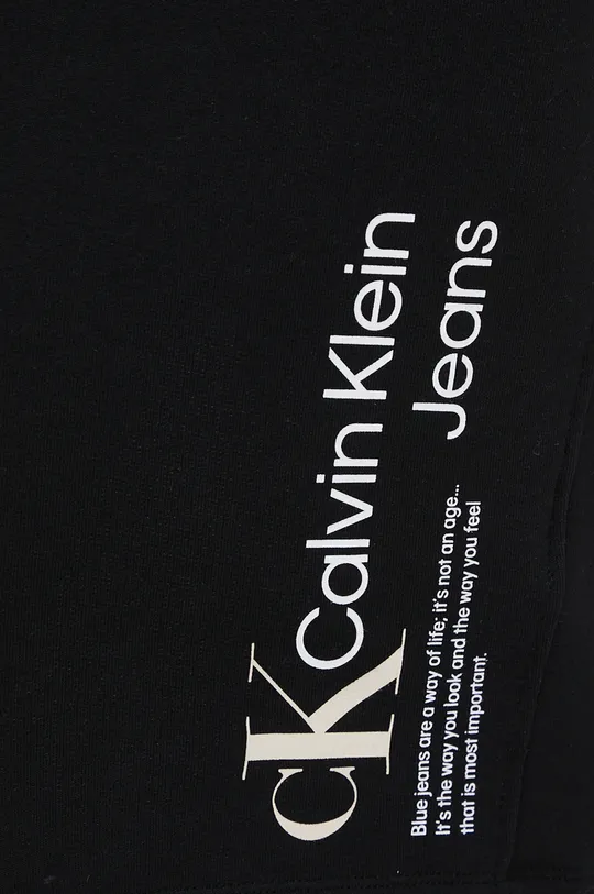 čierna Bavlnená sukňa Calvin Klein Jeans