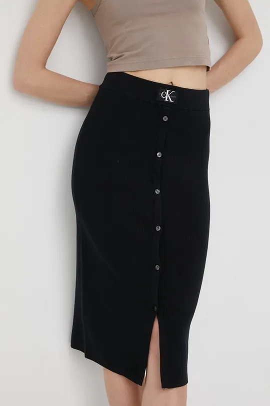 μαύρο Φούστα Calvin Klein Jeans Γυναικεία