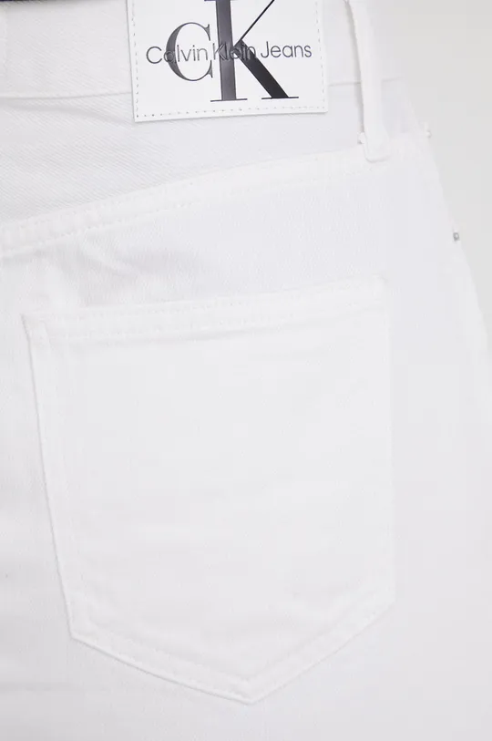 biały Calvin Klein Jeans spódnica jeansowa J20J218475.PPYY