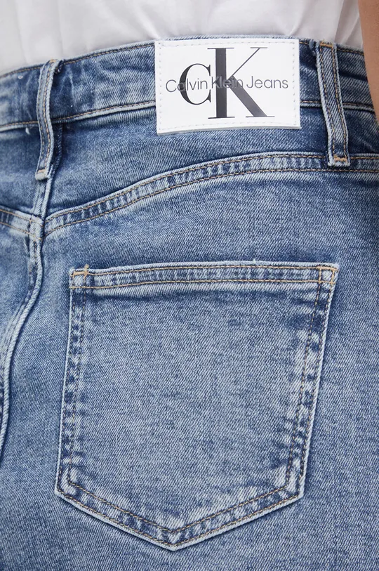 niebieski Calvin Klein Jeans spódnica jeansowa J20J218474.PPYY