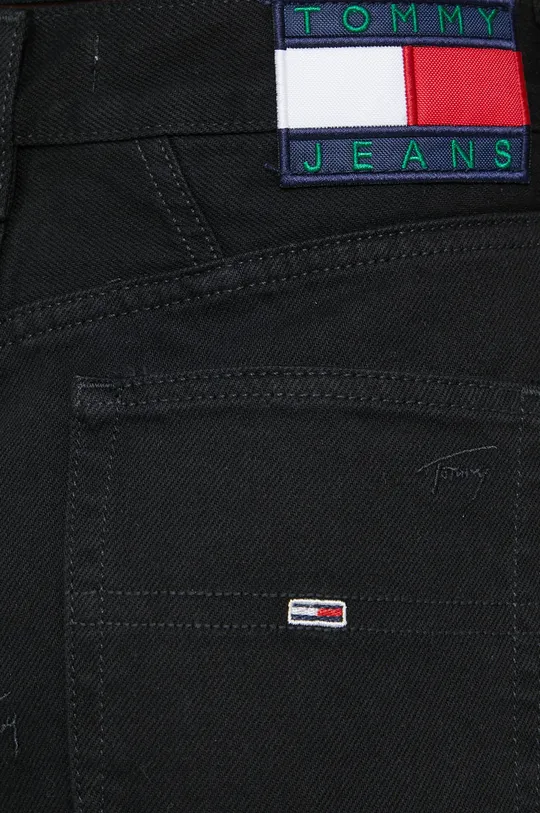 μαύρο Βαμβακερή φούστα Tommy Jeans