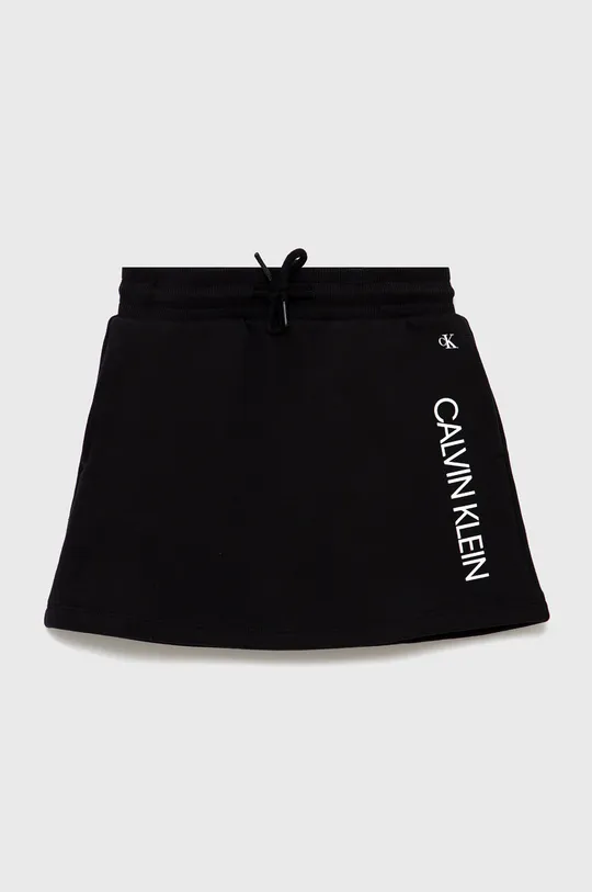 czarny Calvin Klein Jeans spódnica dziecięca IG0IG01491.PPYY Dziewczęcy