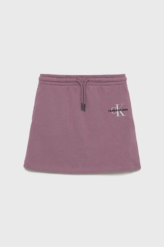 фіолетовий Дитяча спідниця Calvin Klein Jeans Для дівчаток