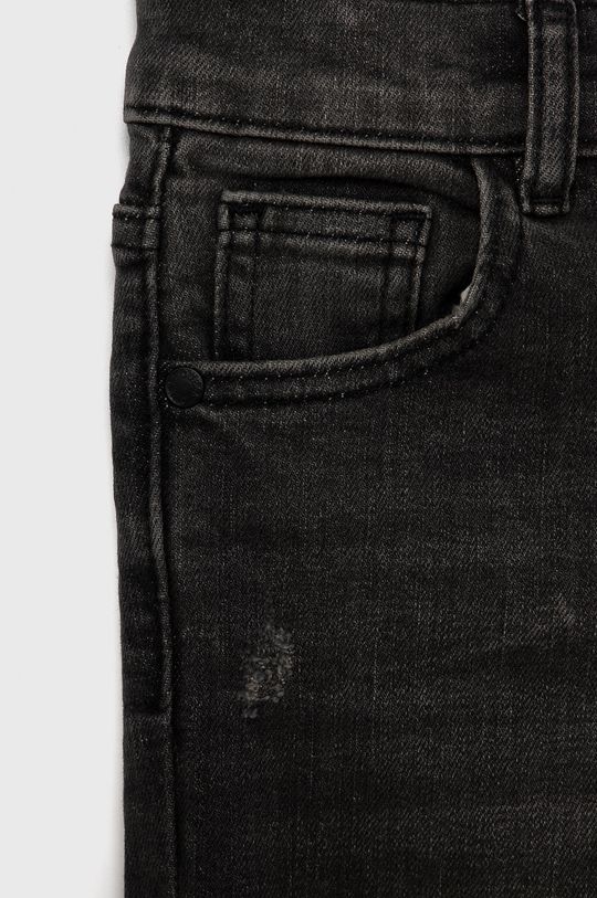 Guess - Jeans copii  Materialul de baza: 99% Bumbac, 1% Elastan Captuseala buzunarului: 36% Bumbac, 64% Poliester