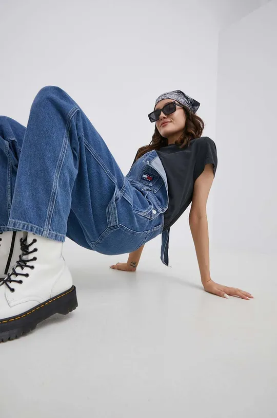 Tommy Jeans - Τζιν ολόσωμες φόρμες  100% Βαμβάκι
