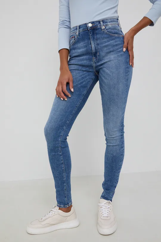 μπλε Tommy Jeans - τζιν παντελόνι Sylvia Γυναικεία