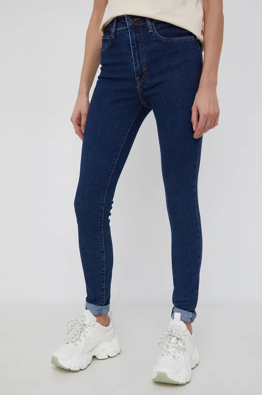 granatowy Levi's Jeansy Mile High Super Skinny Damski