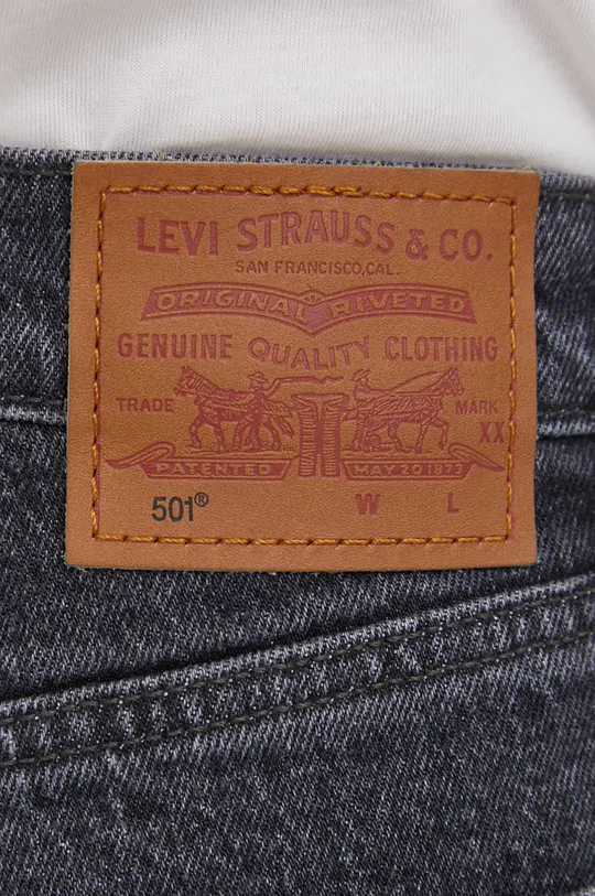 szary Levi's jeansy 501 CROP
