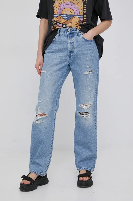 niebieski Levi's jeansy 90s 501 Damski