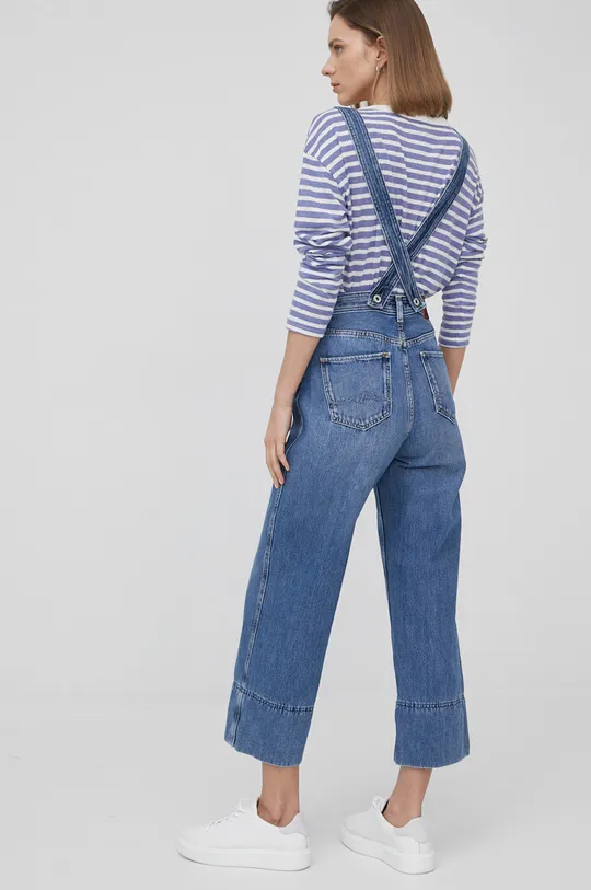 Rifľové nohavice na traky Pepe Jeans Shay Adapt  Základná látka: 100% Bavlna Podšívka vrecka: 65% Polyester, 35% Bavlna