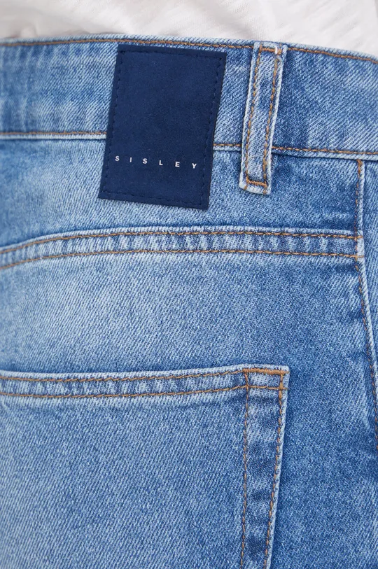 niebieski Sisley jeansy
