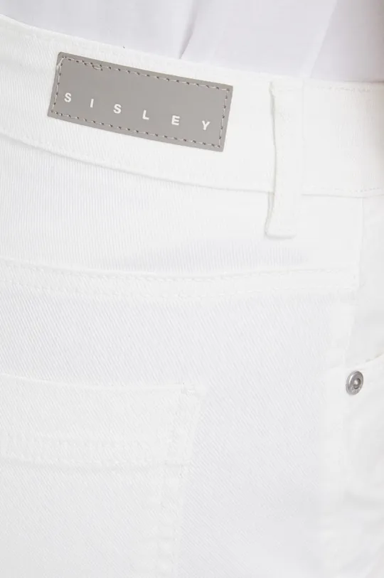 λευκό Τζιν παντελόνι Sisley