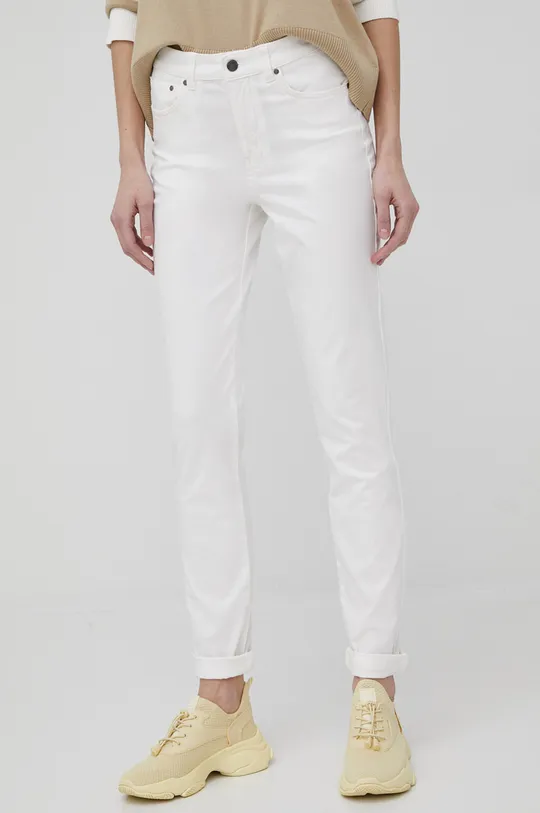 biały United Colors of Benetton jeansy Damski