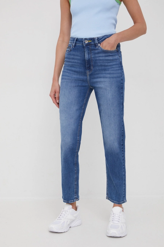 niebieski Dkny jeansy E2RK0780 Damski