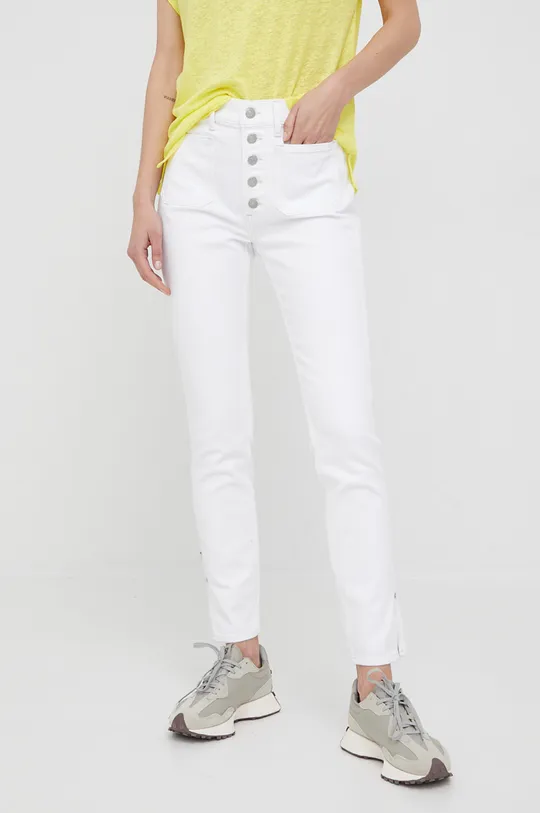 biały Polo Ralph Lauren jeansy 211863247001 Damski